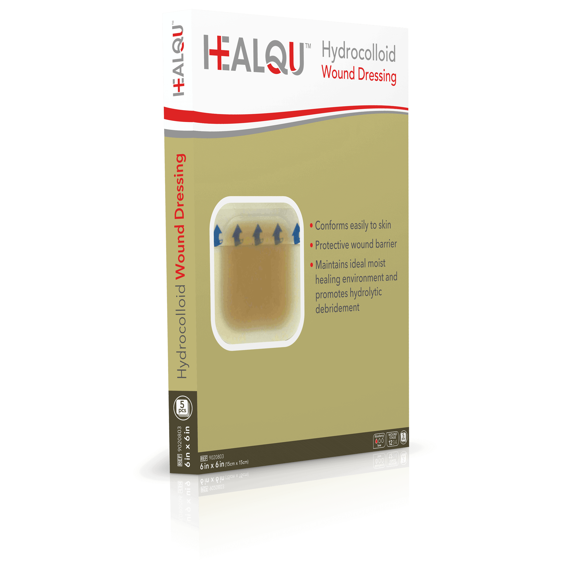 702-05036-06-Hydrocolloid-Wound-Dressing-6in-x-6-in-Box-9020803